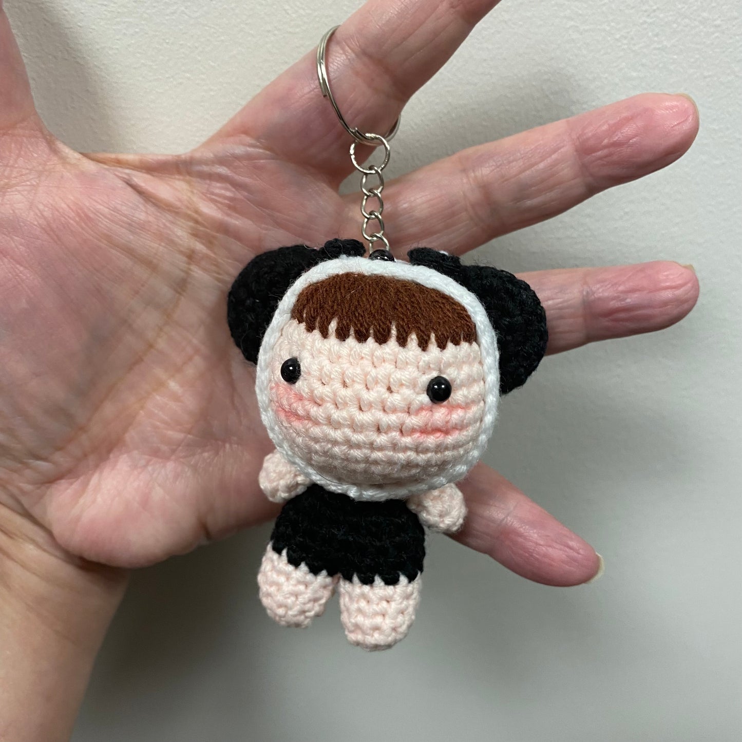 Panda Mini Doll Keychain/Bag Charm