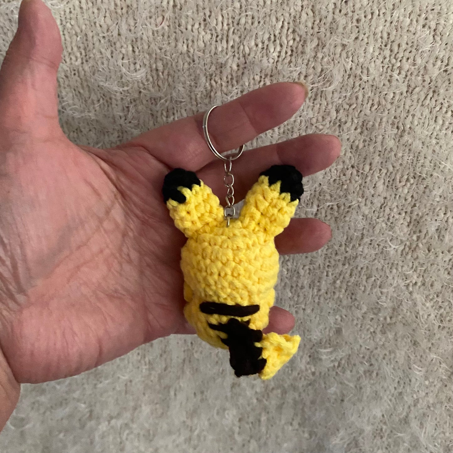 Pikachu Inspired Electric Monster Keychain