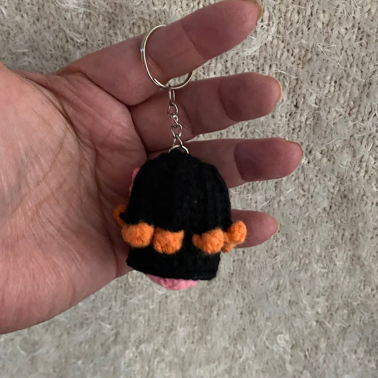 Girl Demon with Bamboo Muzzle Keychain/Bag Charm