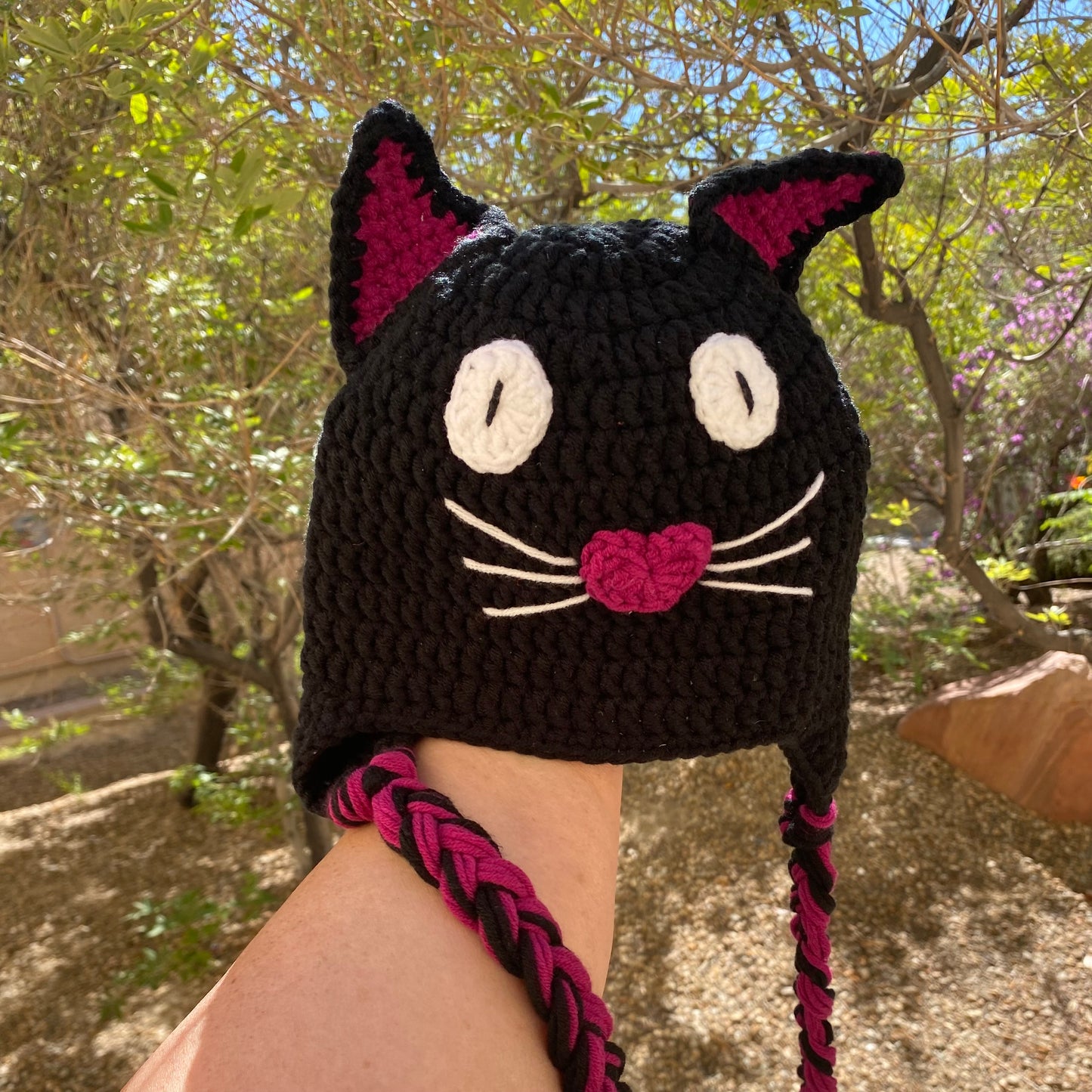 Black Cat Beanie Hat