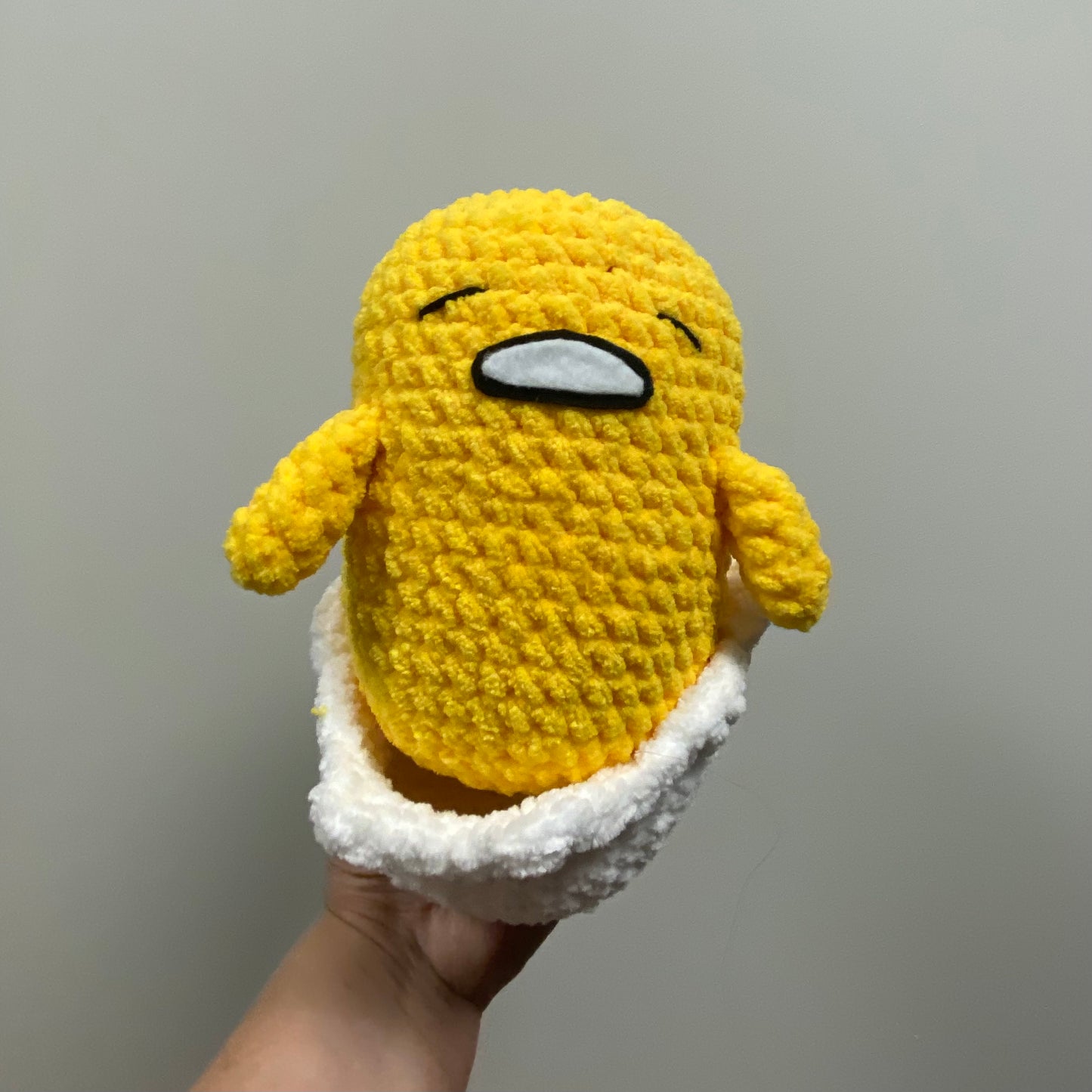Gudetama Inspired Lazy Egg Plushie