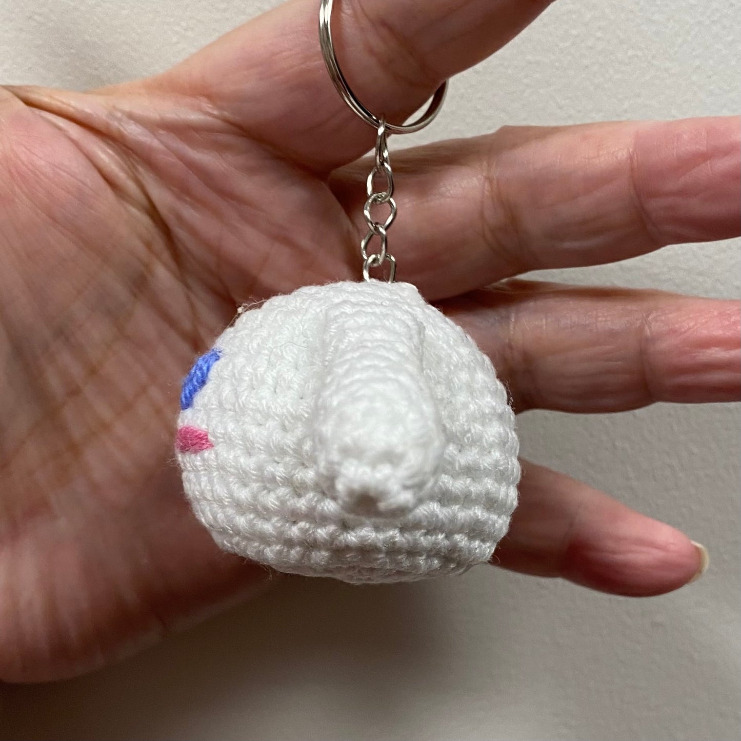 Cinnamoroll head Inspired Keychain/Bag Charm