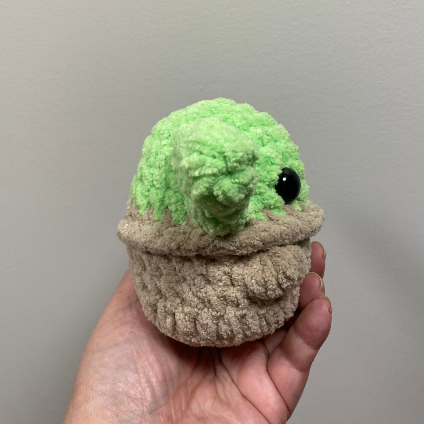 Grogu/Yoda Inspired Green Alien Pocket Plushie
