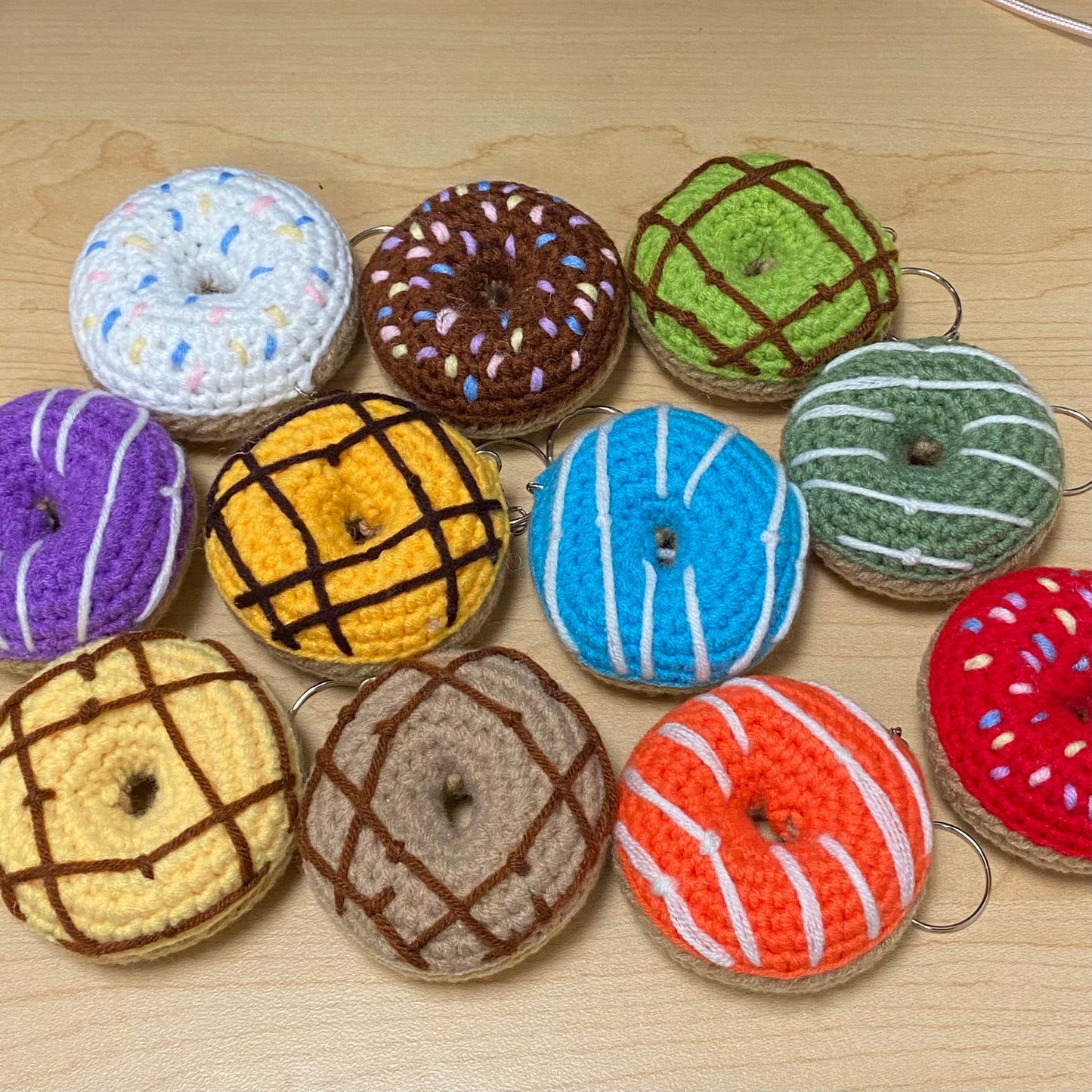 Donut Keychain
