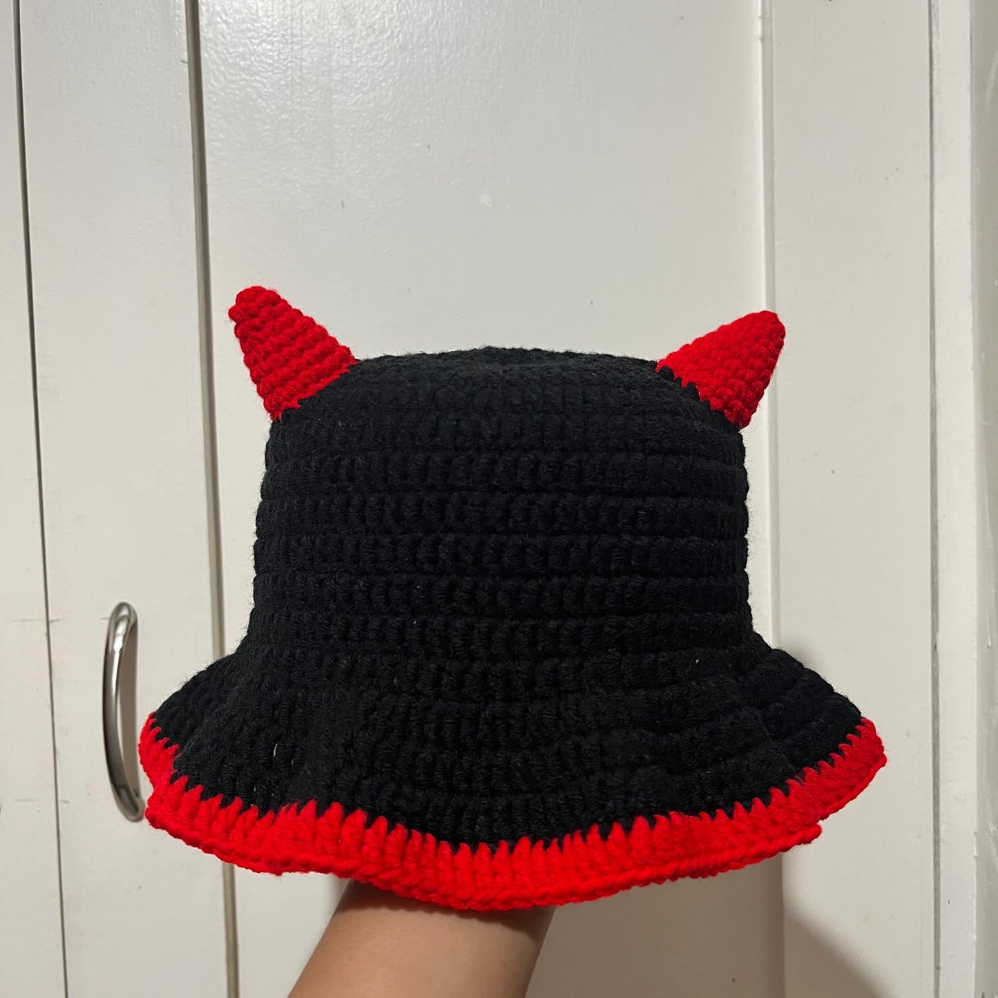 Red Horns Bucket Hat