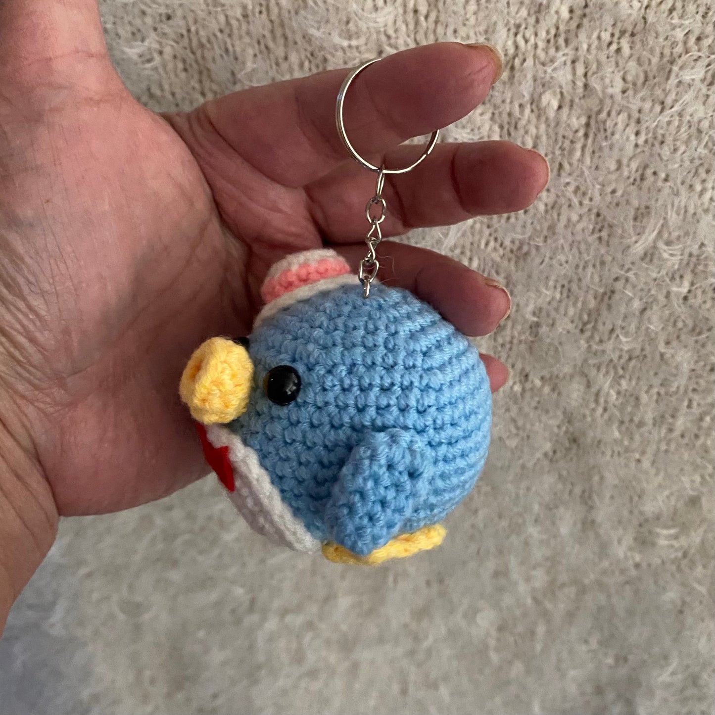 Tuxedo Sam Inspired Penguin Keychain