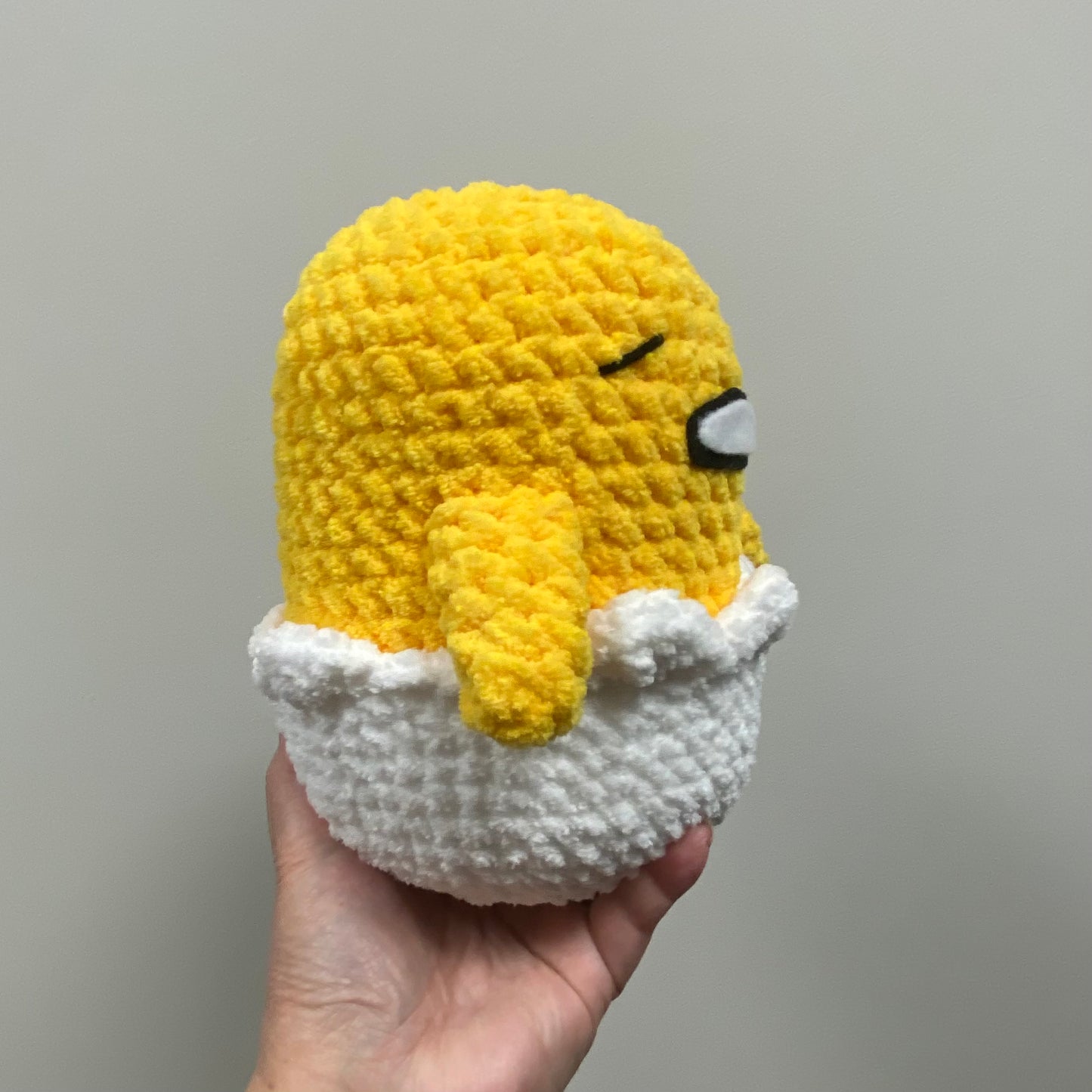 Gudetama Inspired Lazy Egg Plushie