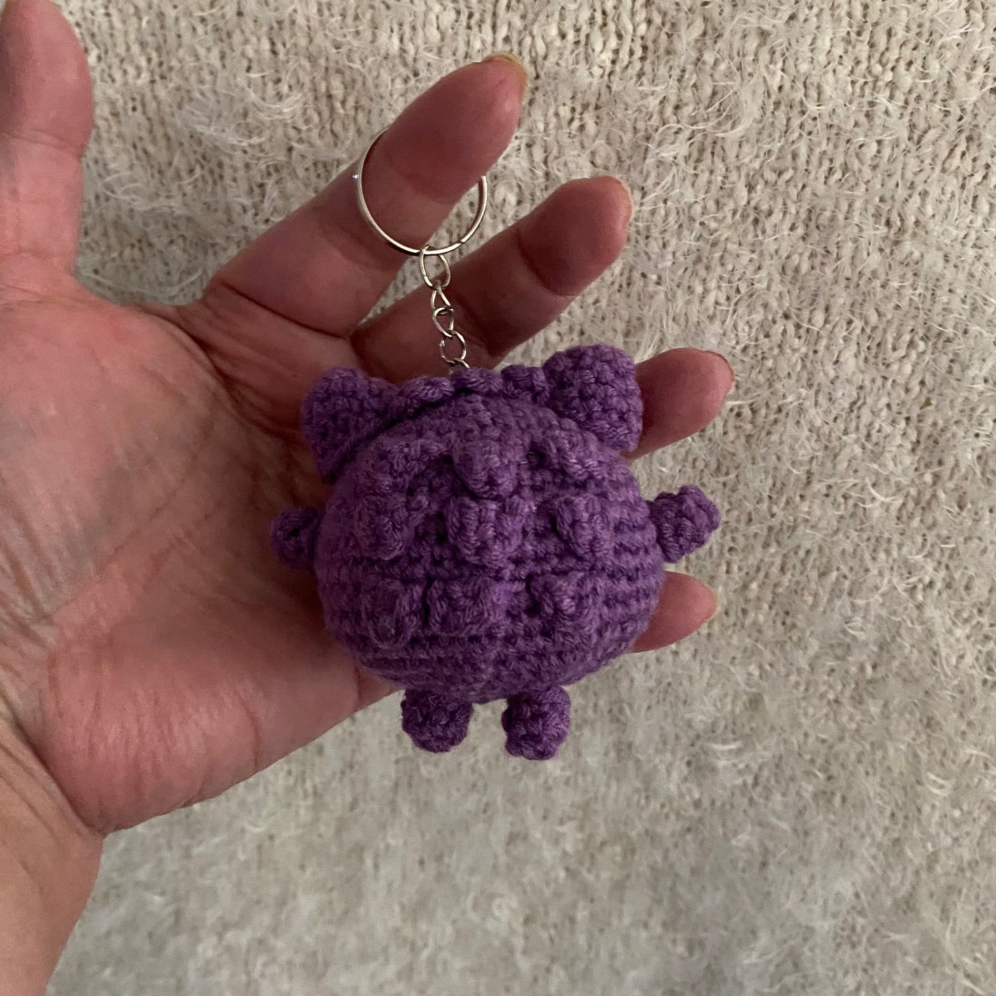 Gengar Inspired Monster Keychain