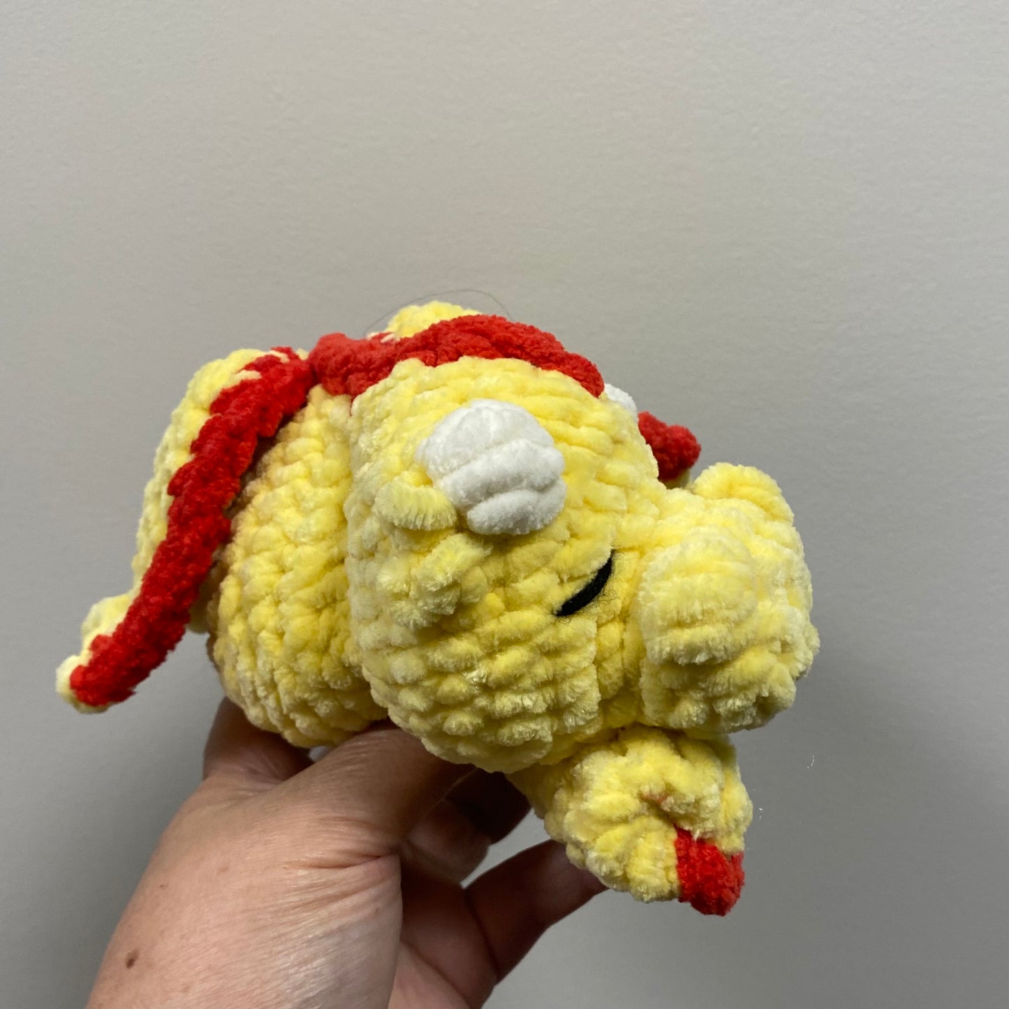 Sleeping Baby Dragon Plushie