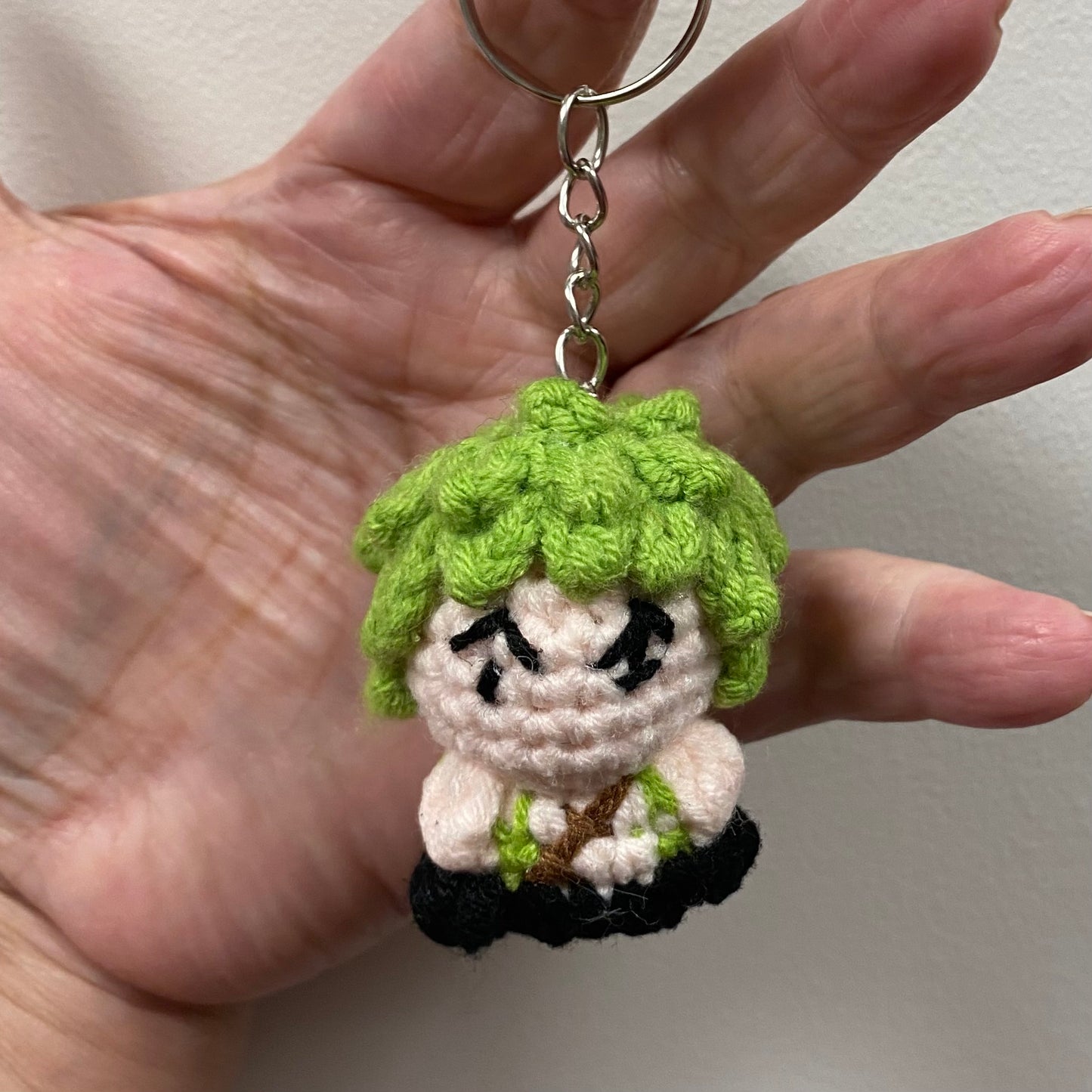 Zoro of One Piece Inspired Keychain/Bag Charm