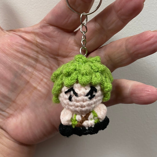 Zoro of One Piece Inspired Keychain/Bag Charm