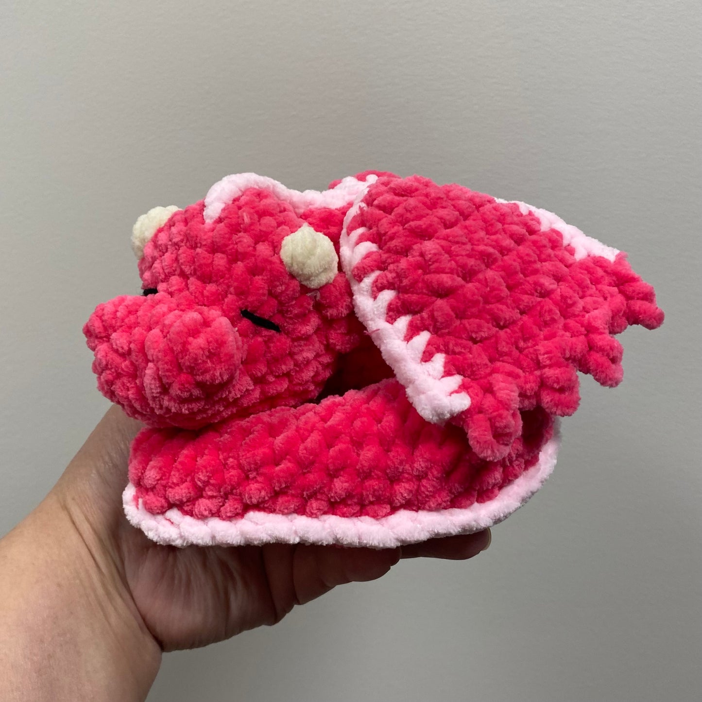 Sleeping Baby Dragon Plushie