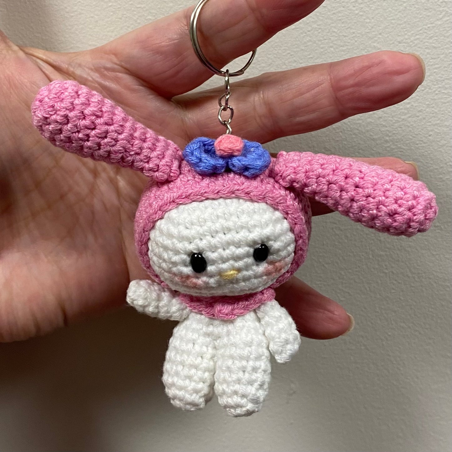 My Melody Inspired Keychain/Bag Charm