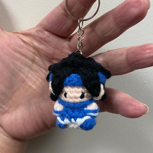 Sasuke of Naruto Inspired Keychain/Bag Charm