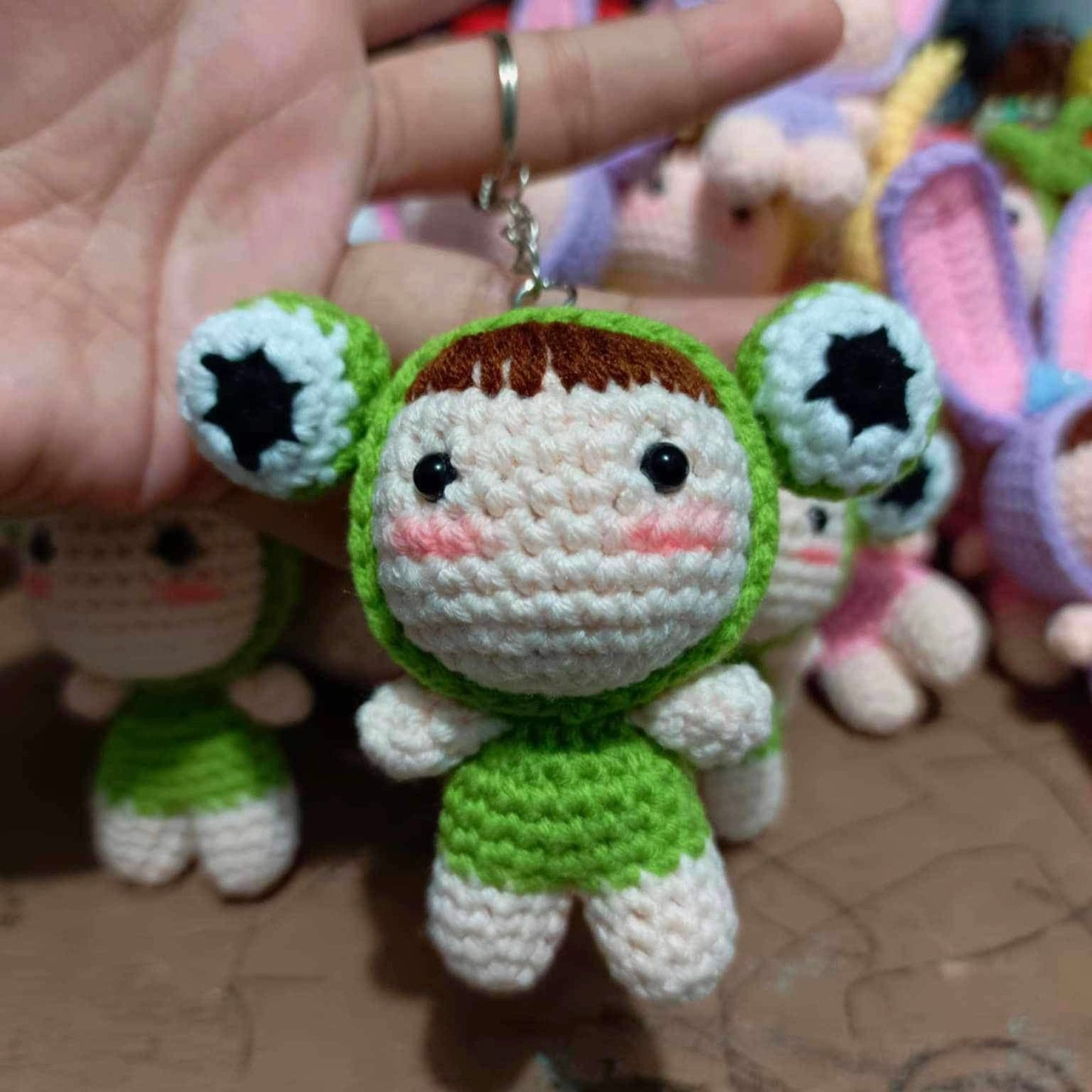 Frog Mini Doll Keychain