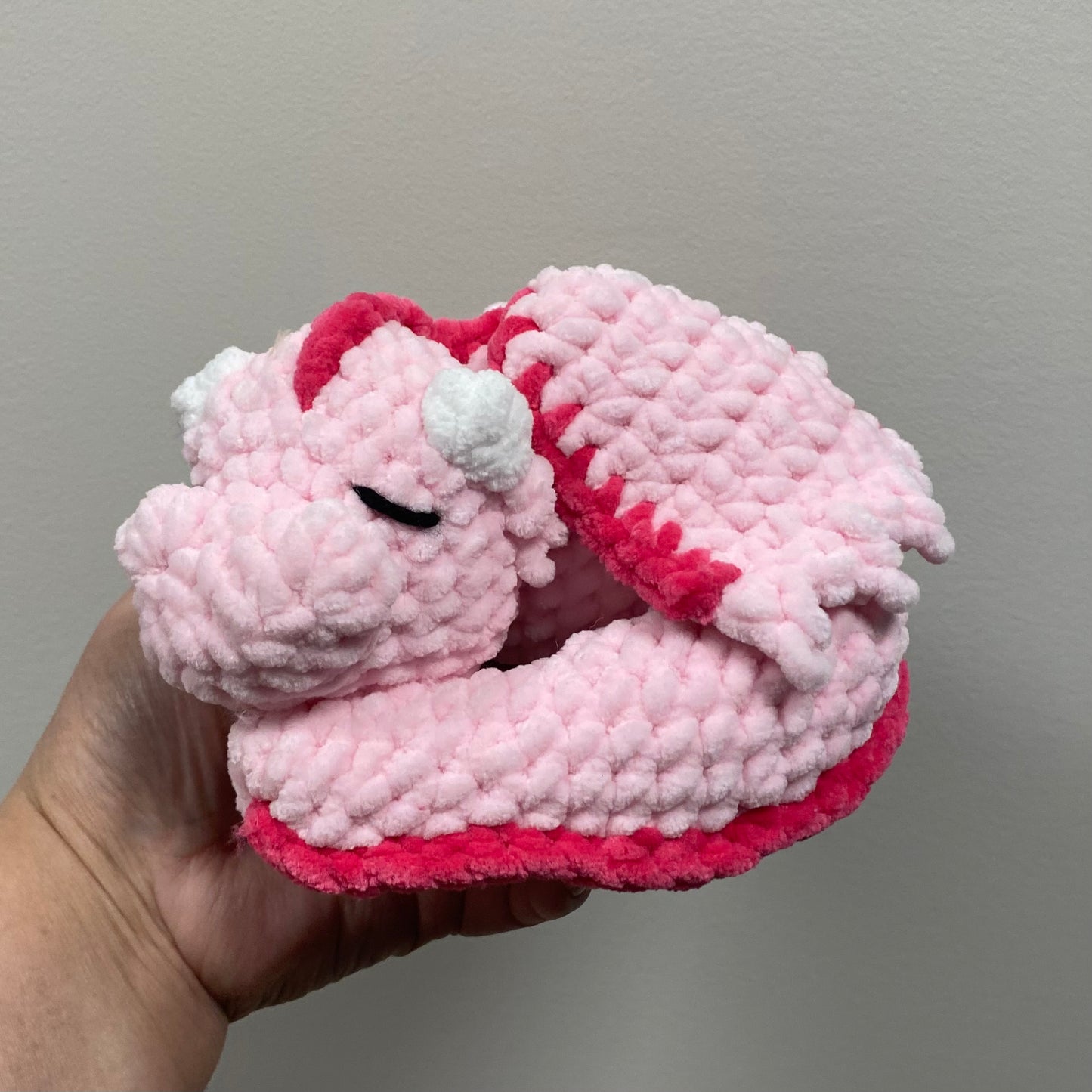 Sleeping Baby Dragon Plushie