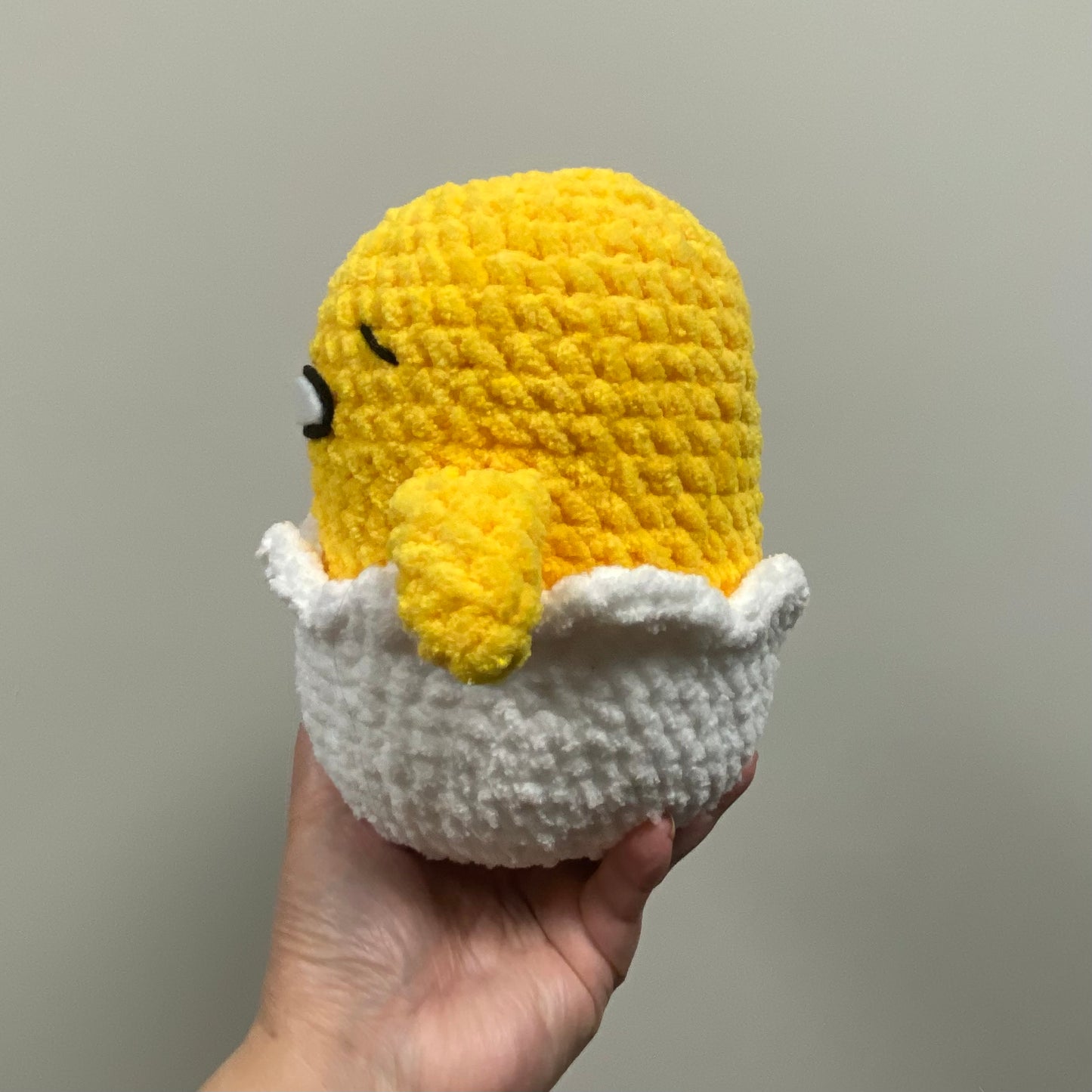 Gudetama Inspired Lazy Egg Plushie