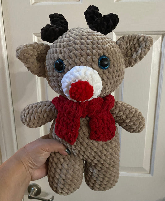 Red Nosed Reindeer Plushie