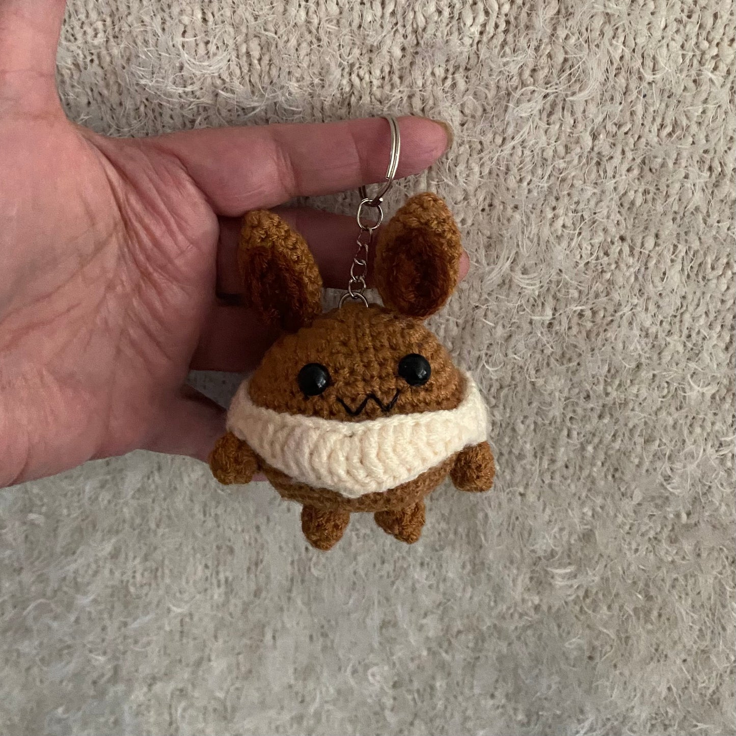 Eevie Inspired Evolution Monster Keychain