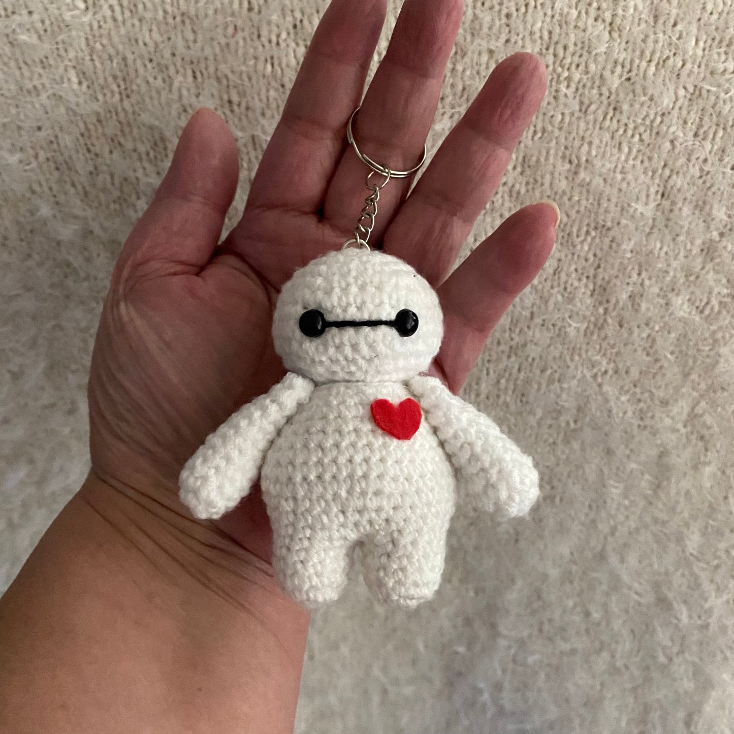 Baymax Inspired Robot Keychain