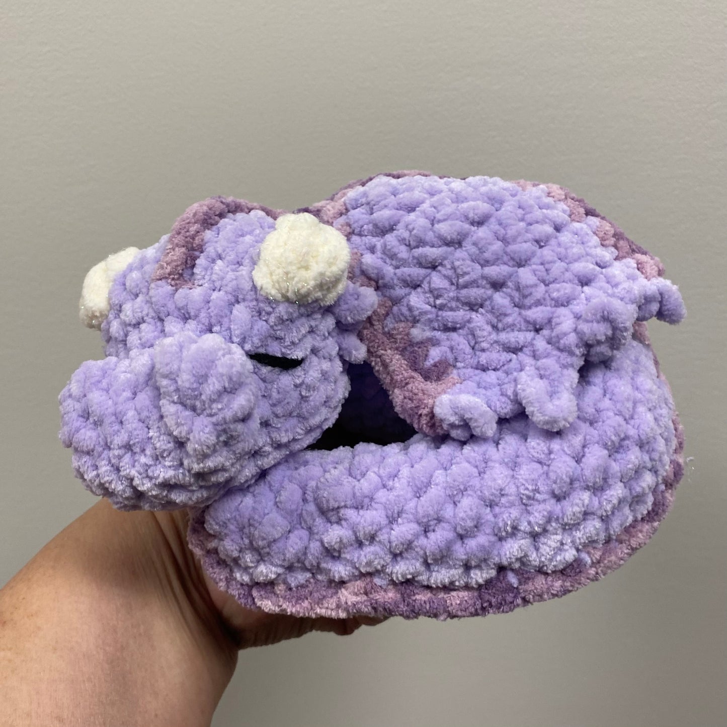 Sleeping Baby Dragon Plushie