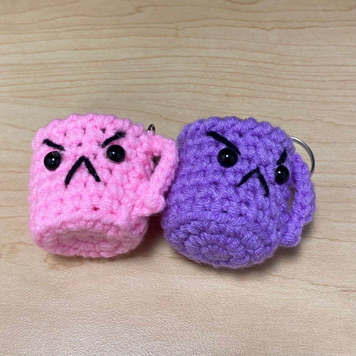 Angry Cups Keychain