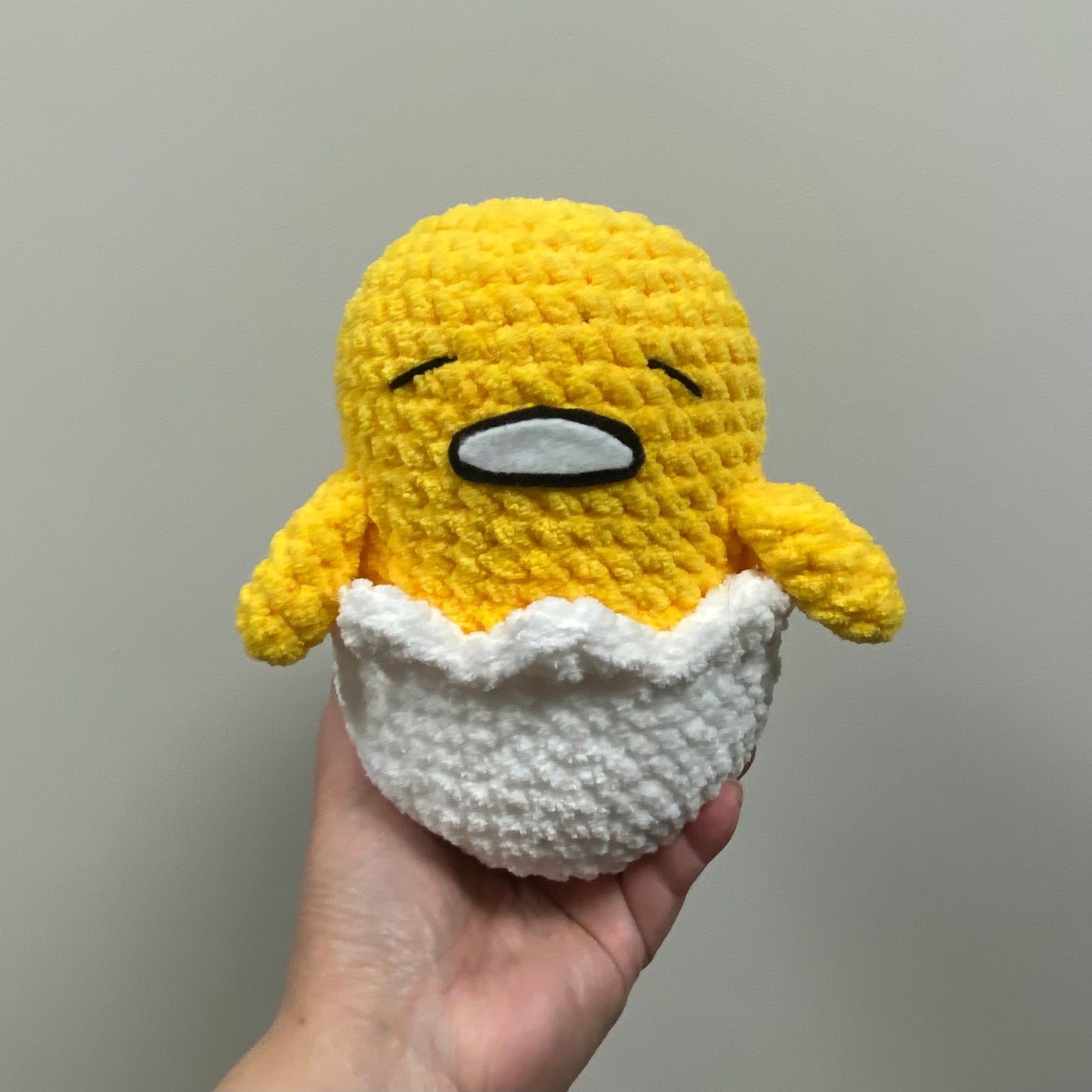 Gudetama Inspired Lazy Egg Plushie