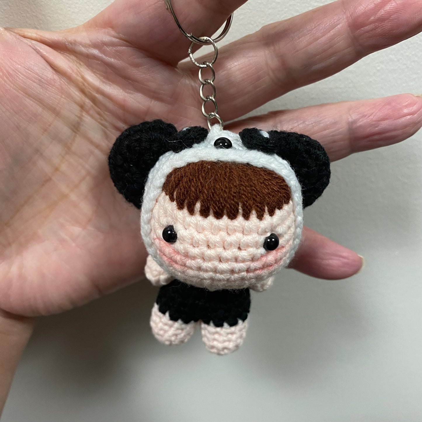 Panda Mini Doll Keychain/Bag Charm