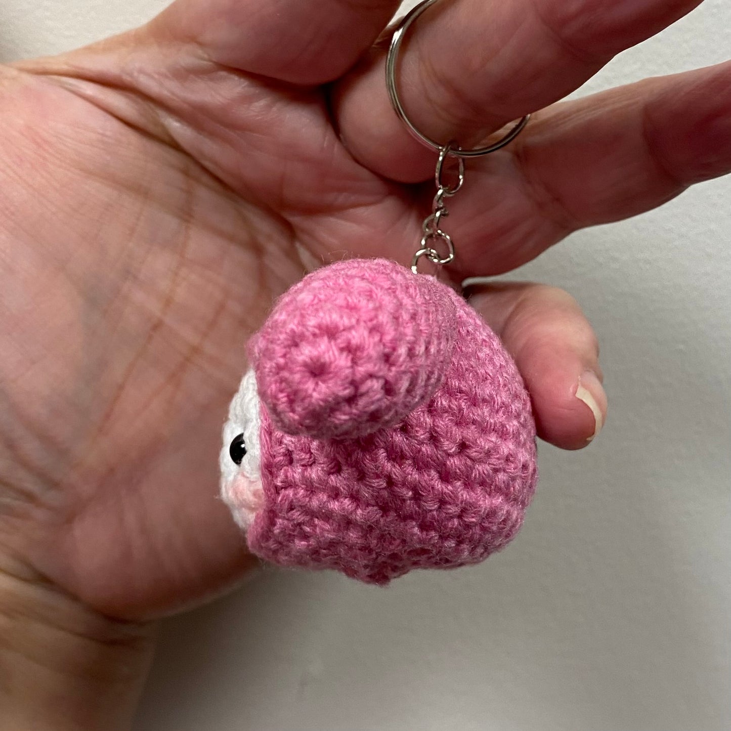 My Melody head Inspired Keychain/Bag Charm