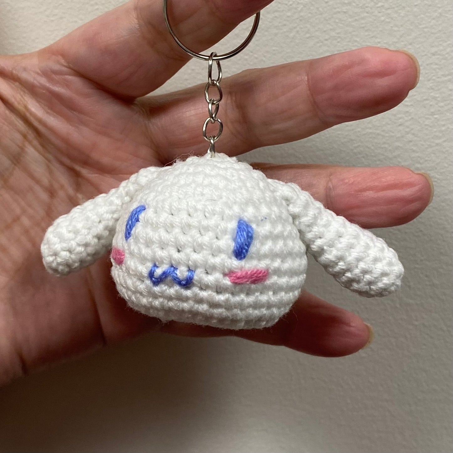 Cinnamoroll head Inspired Keychain/Bag Charm