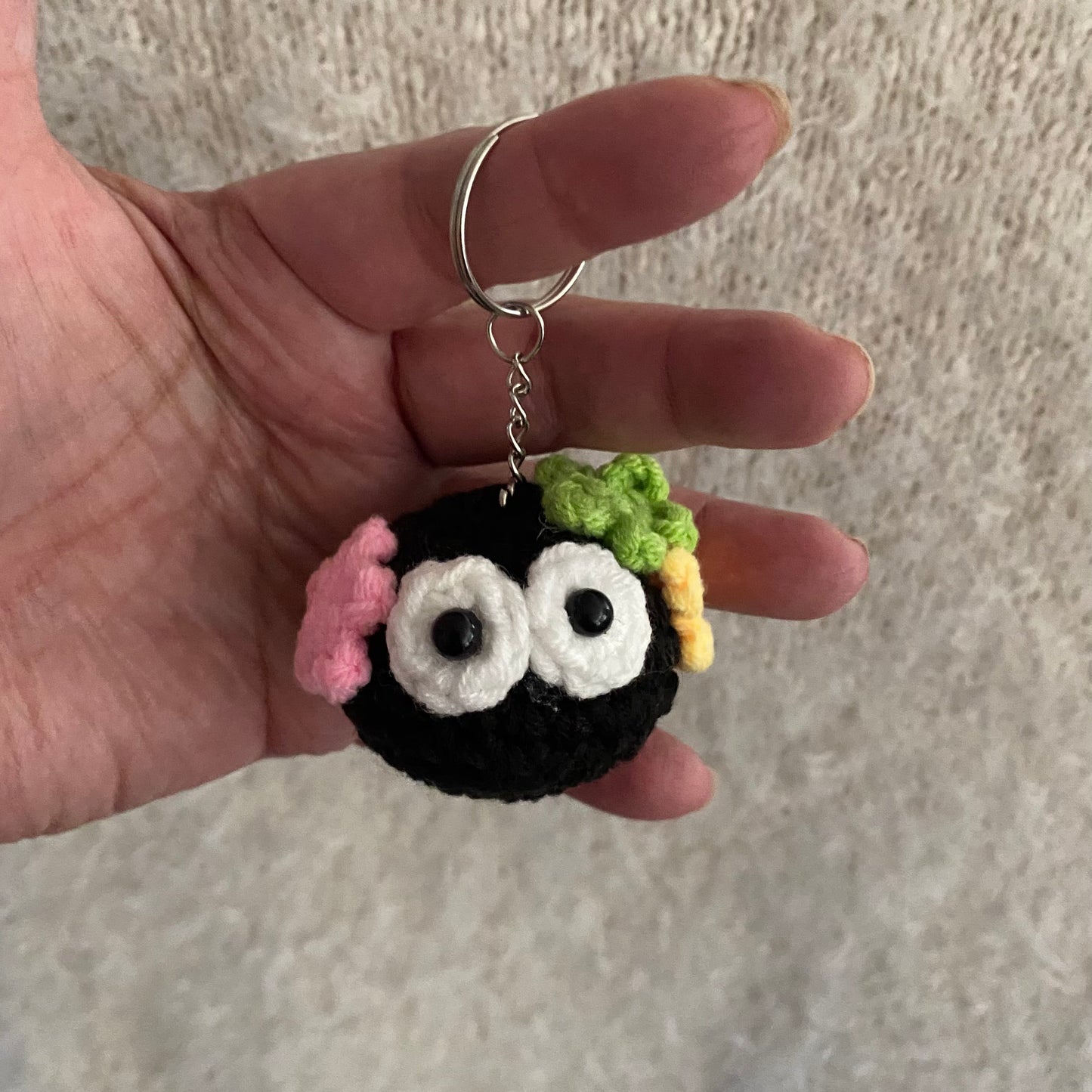 Soot Sprite inspired Keychain