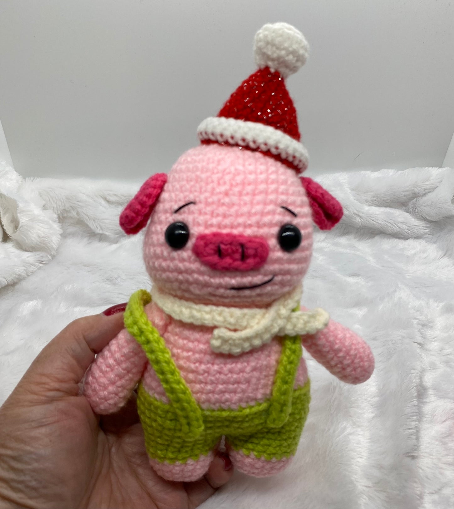 Christmas Pig Plushie