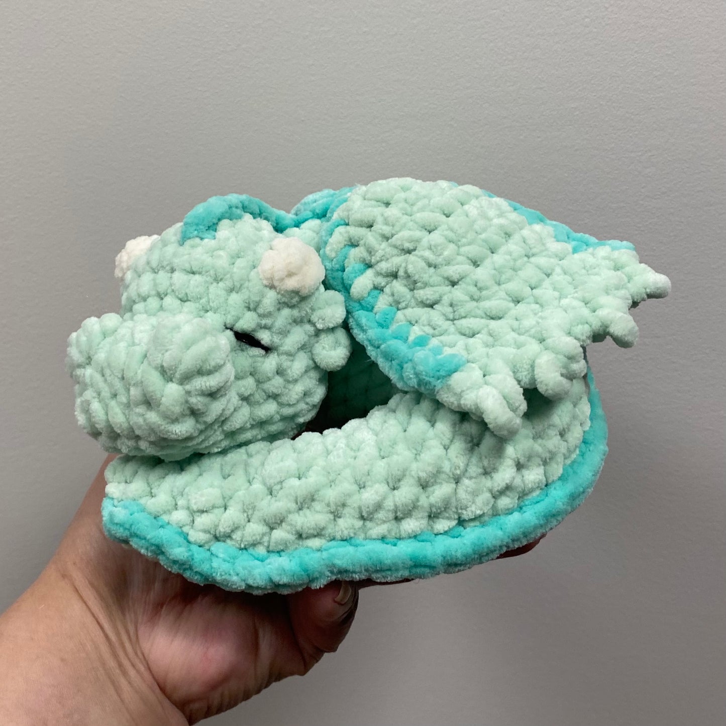 Sleeping Baby Dragon Plushie