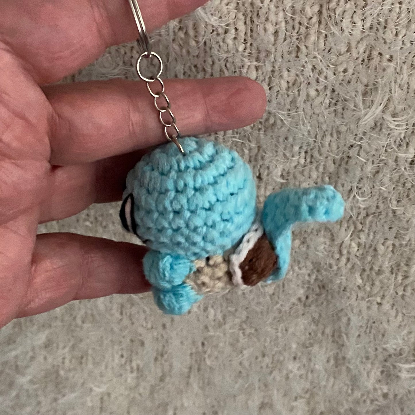 Squirtle Inspired Water Monster Keychain