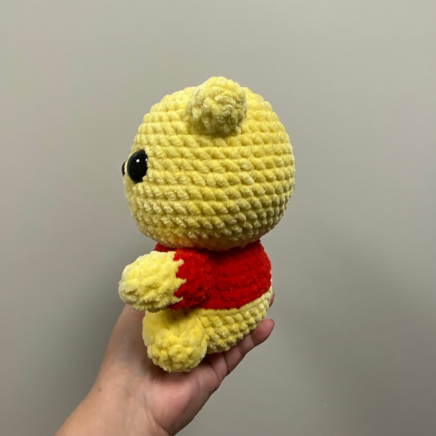 Pooh Inspired Yellow Bear Plushie