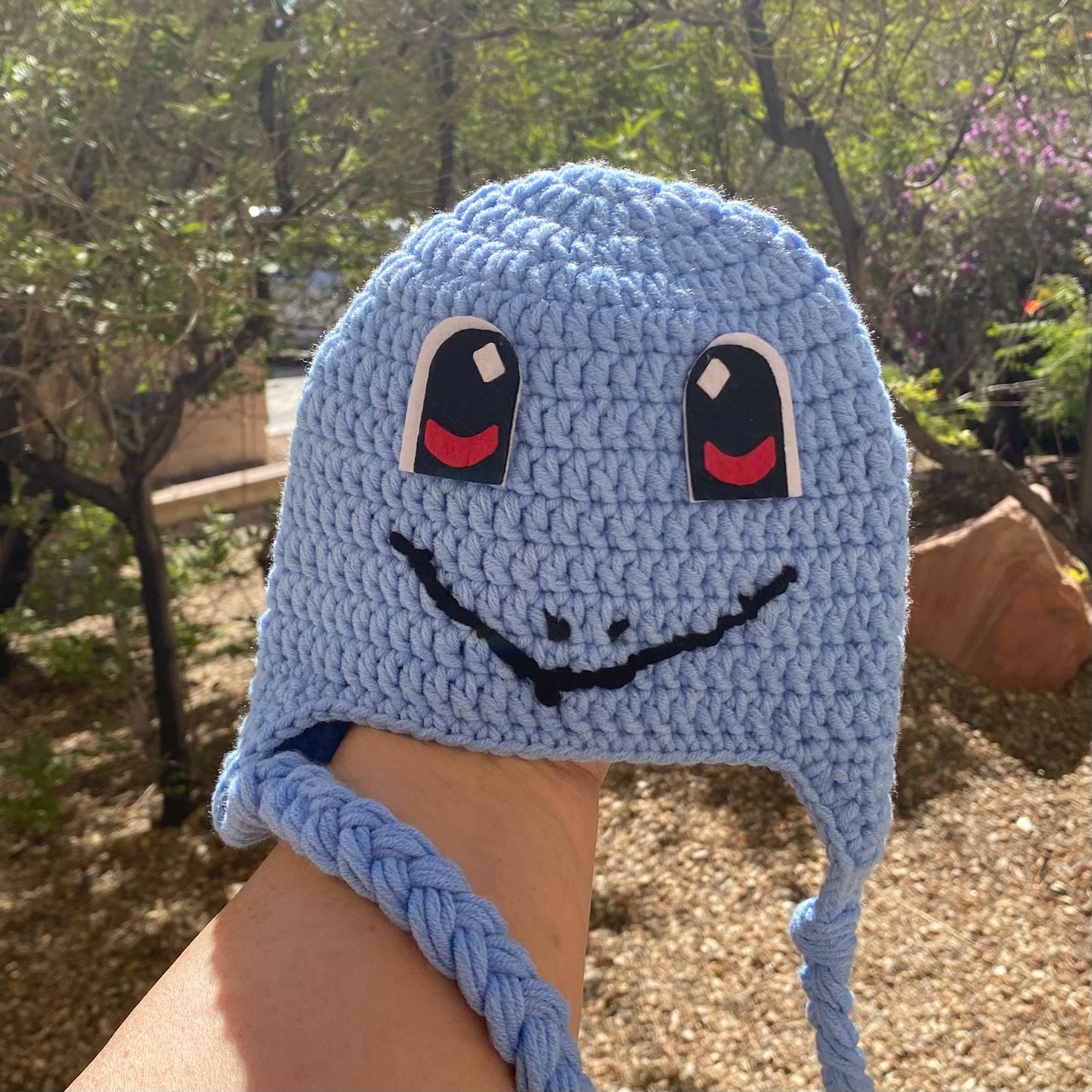 Squirtle inspired Water Monster Beanie Hat