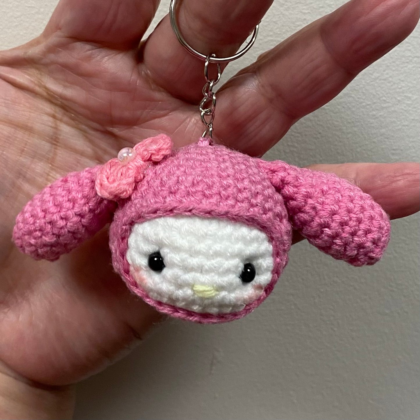 My Melody head Inspired Keychain/Bag Charm