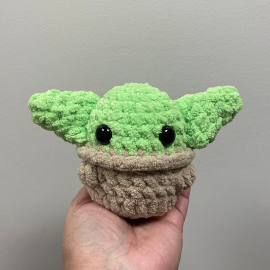 Grogu/Yoda Inspired Green Alien Pocket Plushie