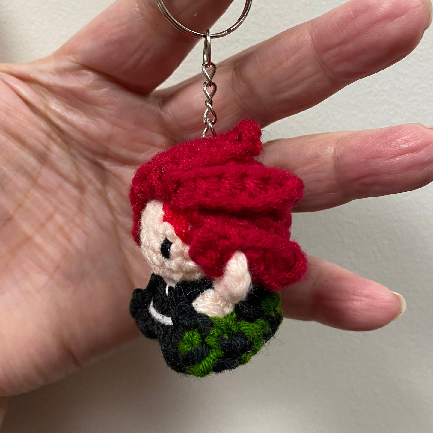 Tanjiru of Demon Slayer Inspired Keychain/Bag Charm