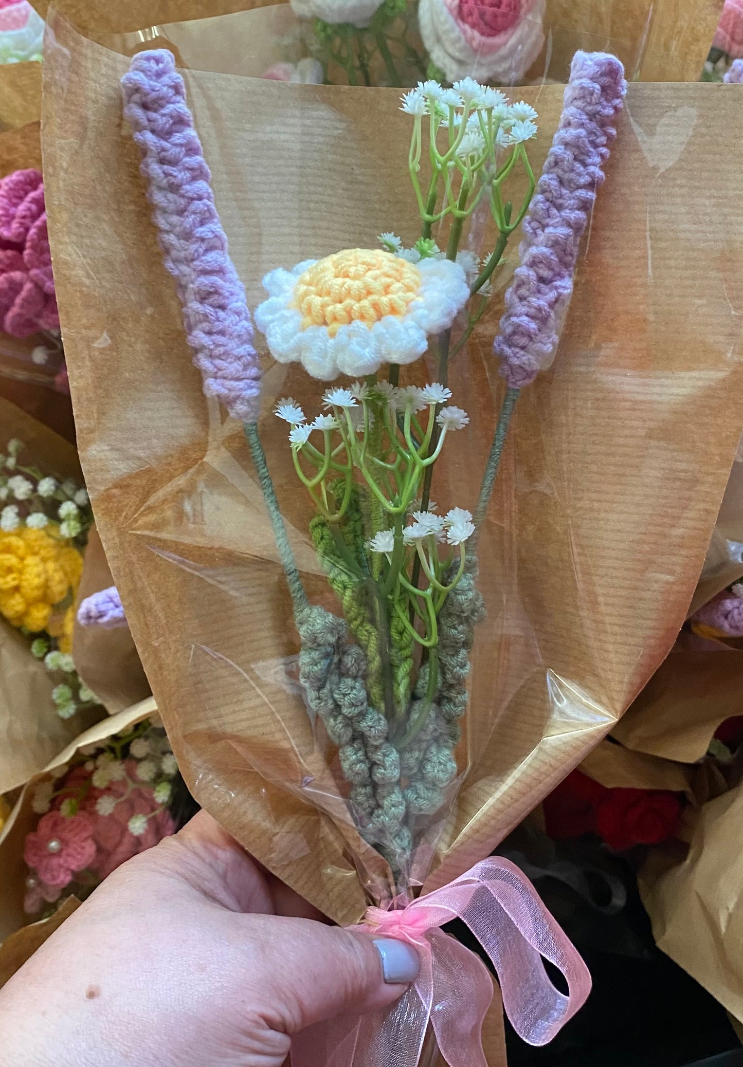 Daisy and Lavender Bouquet