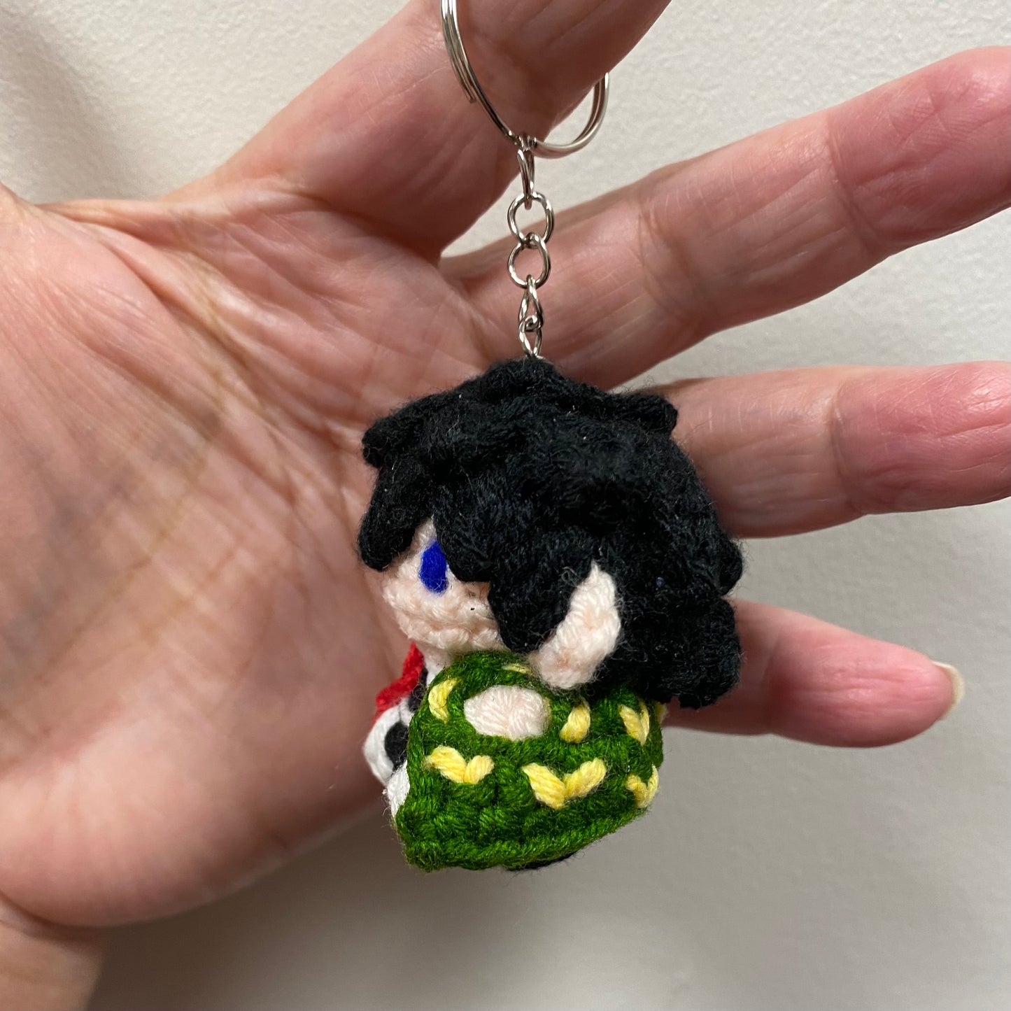 Giyu of Demon Slayer Inspired Keychain/Bag Charm