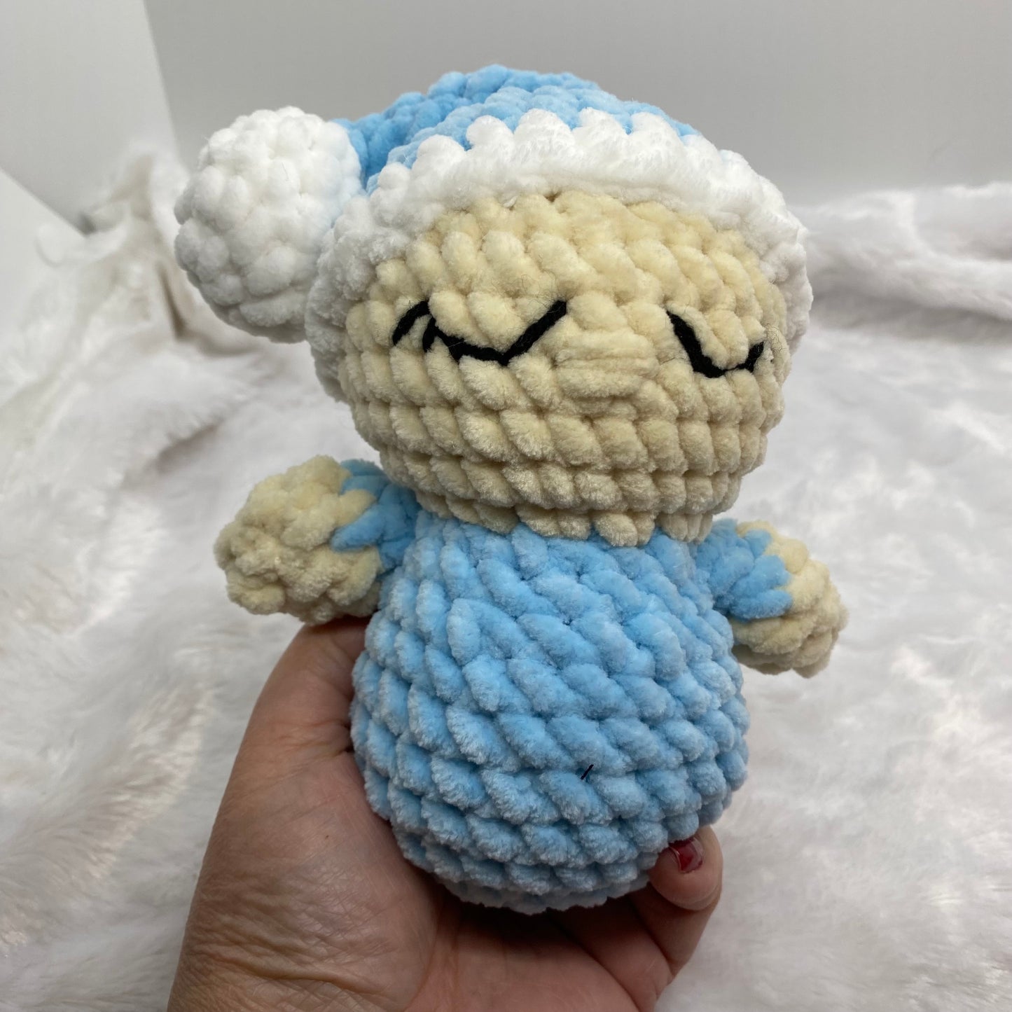 Sleeping Baby Rattle Plushie