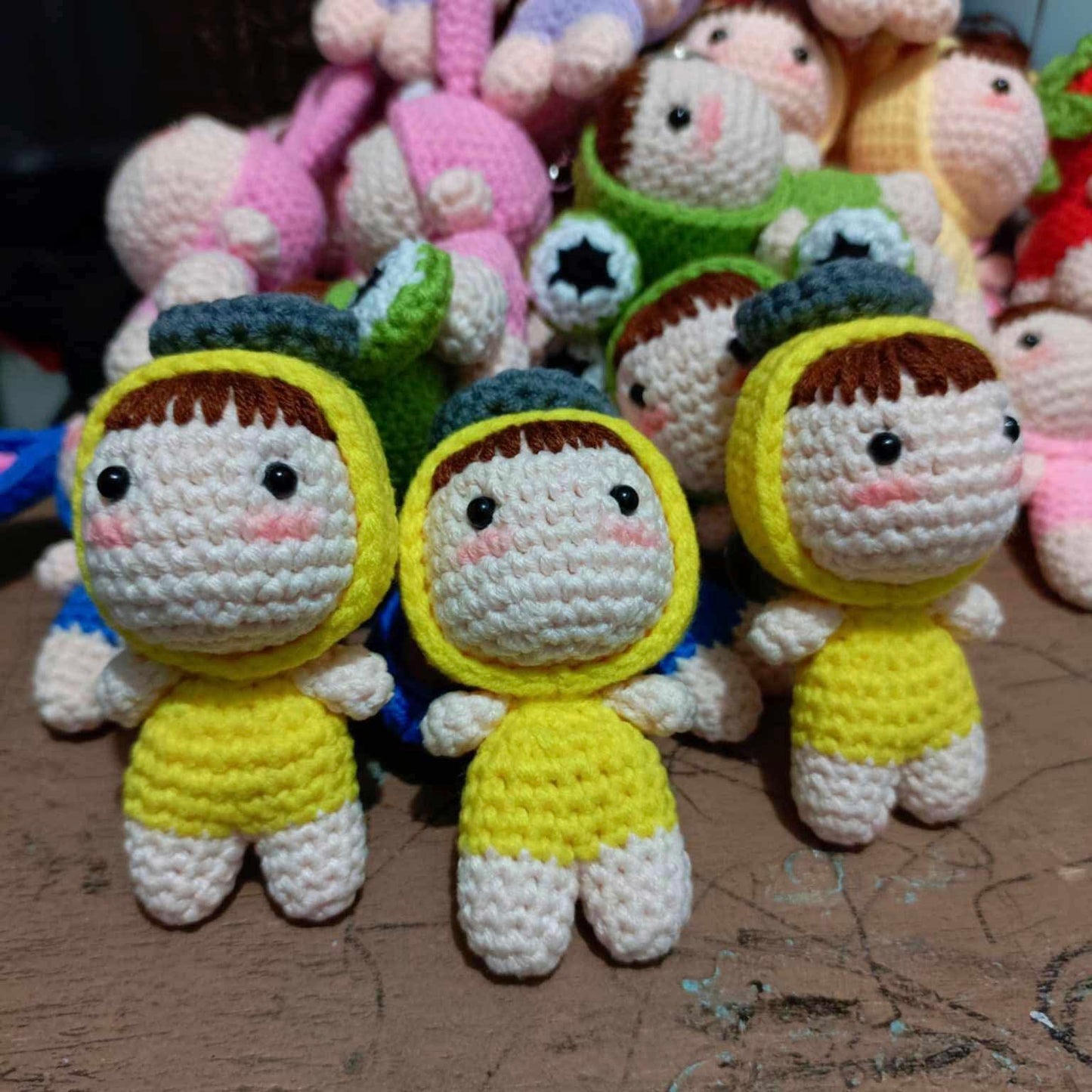 Lemon Mini Doll Keychain