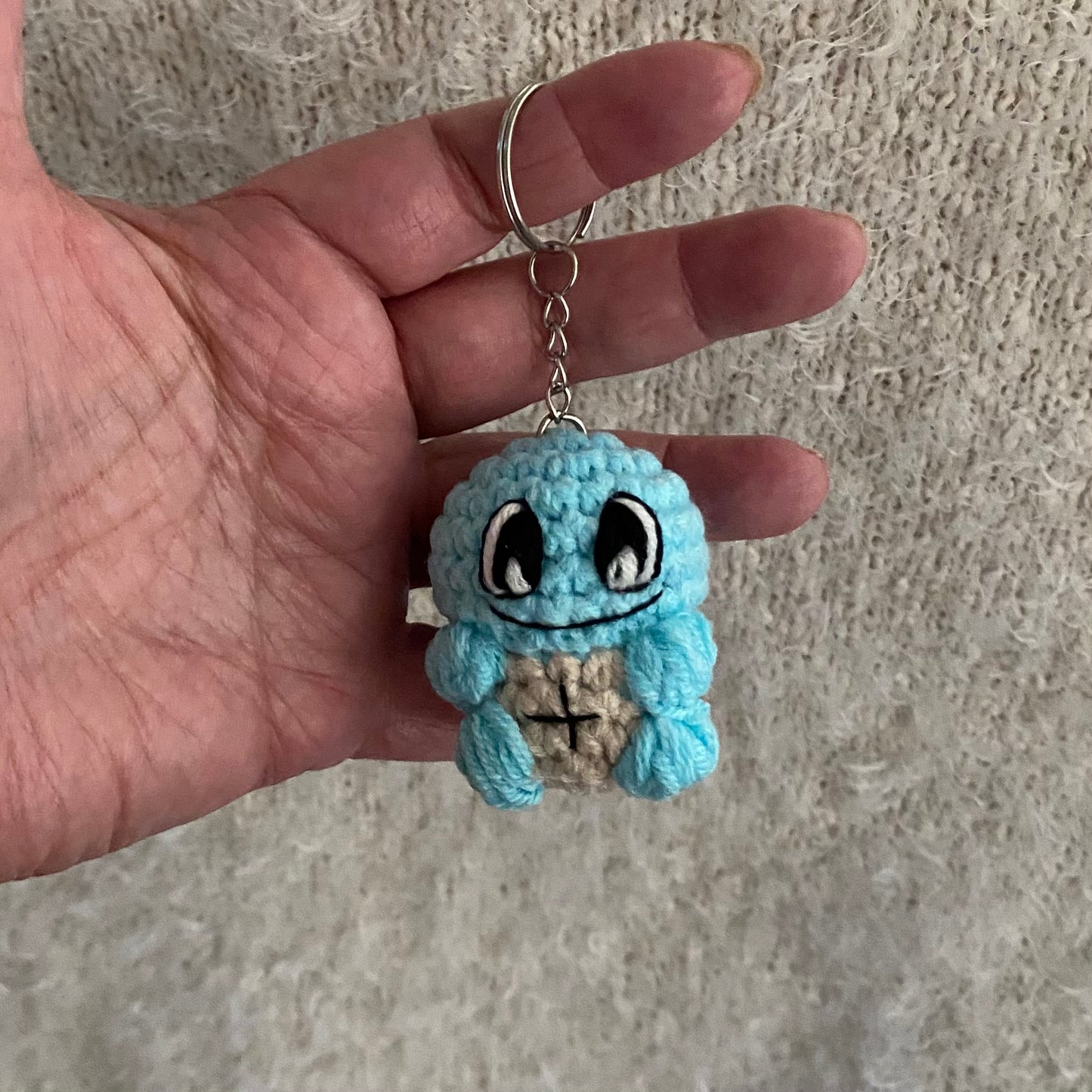 Squirtle Inspired Water Monster Keychain