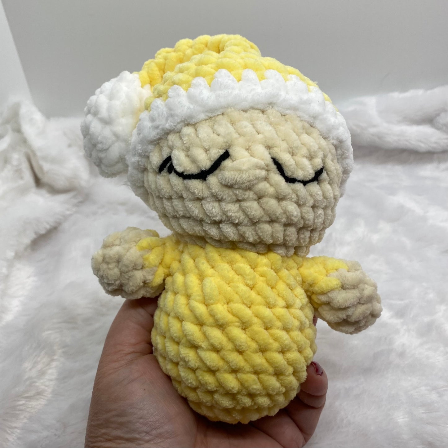 Sleeping Baby Rattle Plushie