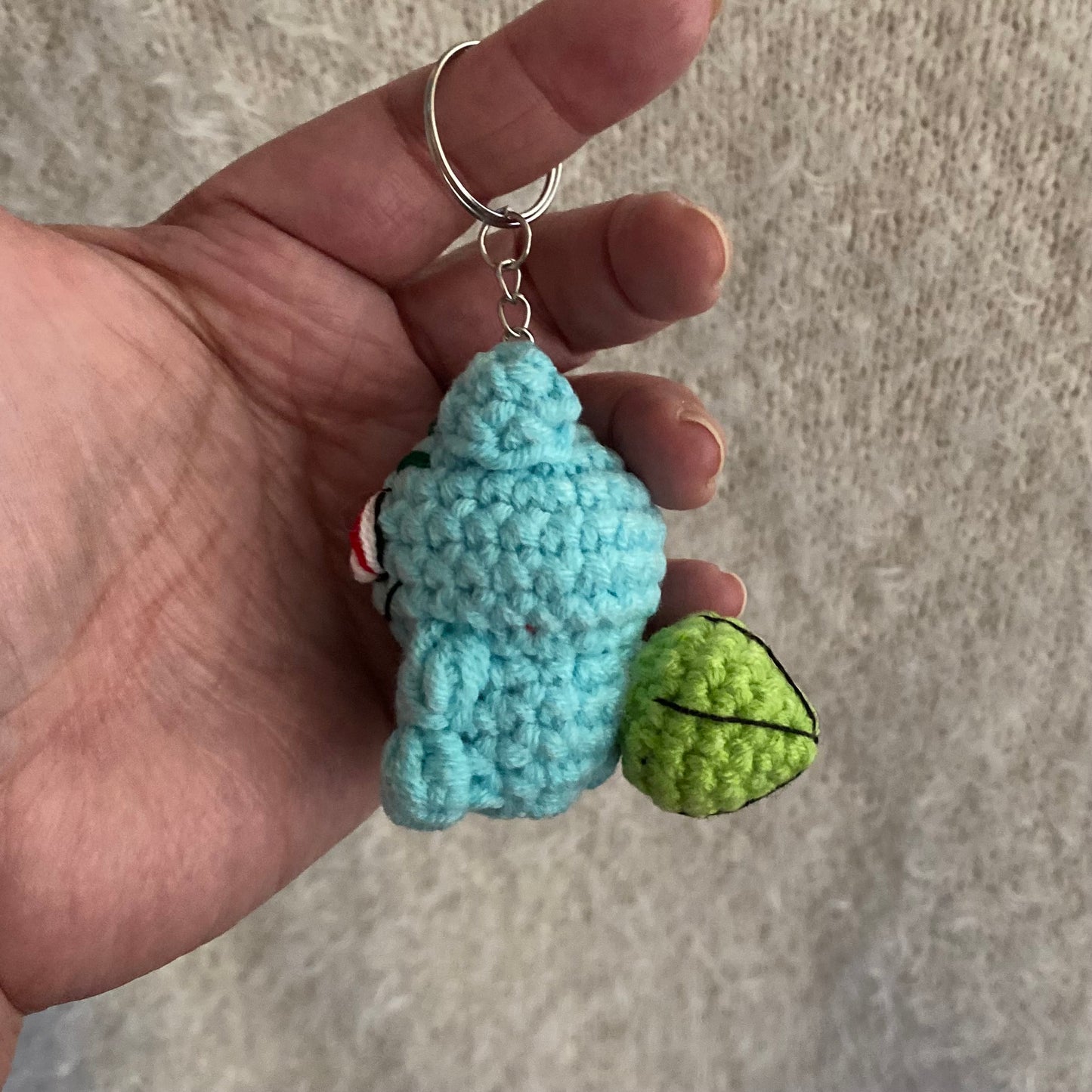 Balbasaur Inspired Grass Monster Keychain