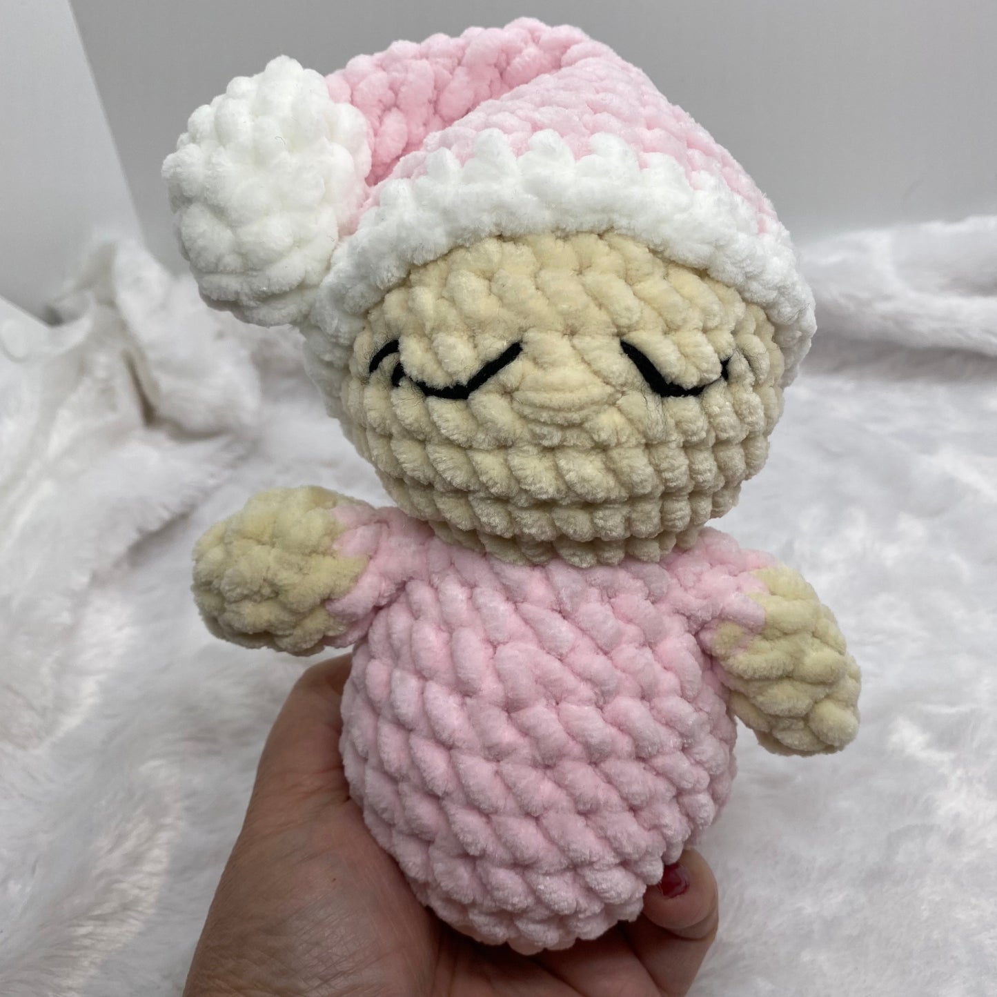 Sleeping Baby Rattle Plushie