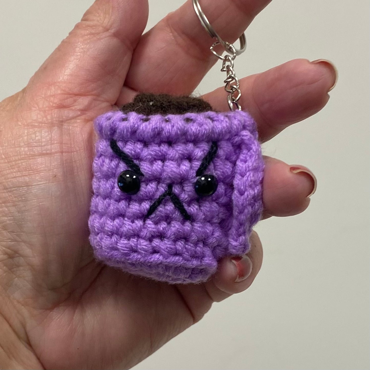 Angry Cups Keychain