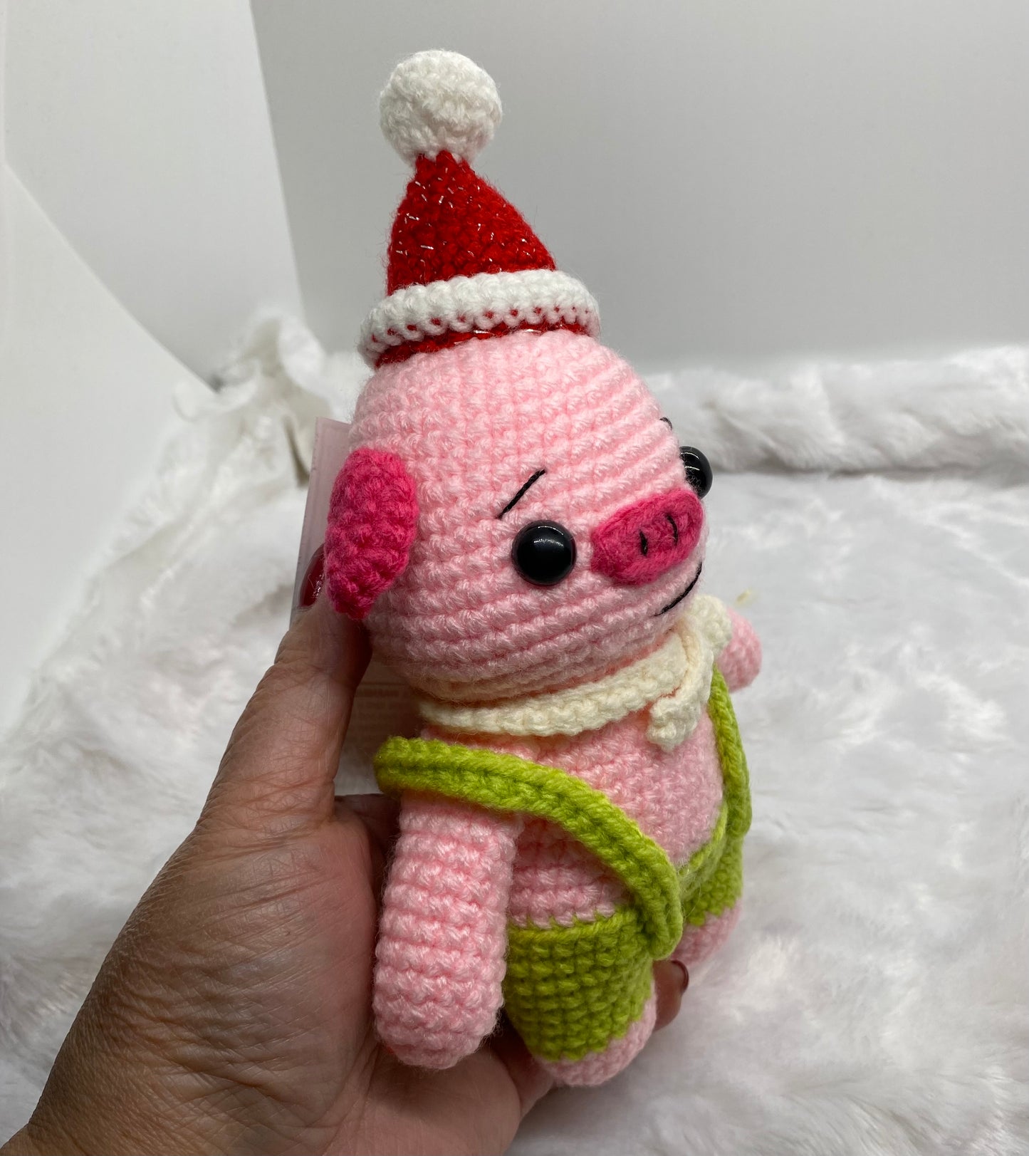 Christmas Pig Plushie