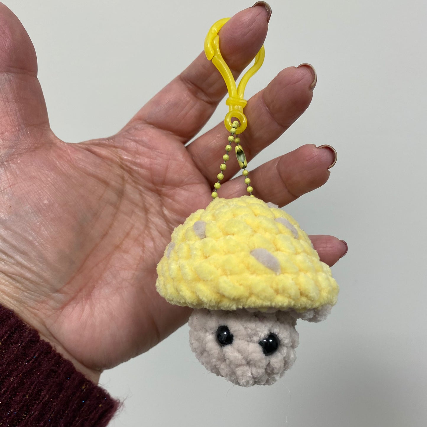 Mushroom Fidget Keychain